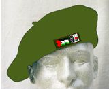 olive beret with Hanthala patch